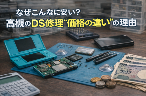 なぜこんなに安い？高槻のDS修理“価格の違い”の理由